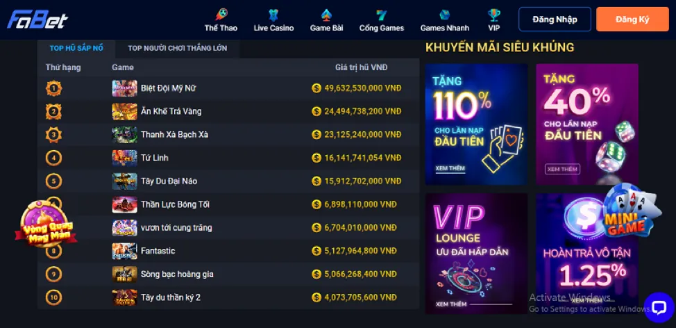 Hình ảnh tổng hợp các trò chơi đa dạng trên ứng dụng 888casino bao gồm cá cược thể thao, casino trực tuyến, slot game, bắn cá và đá gà